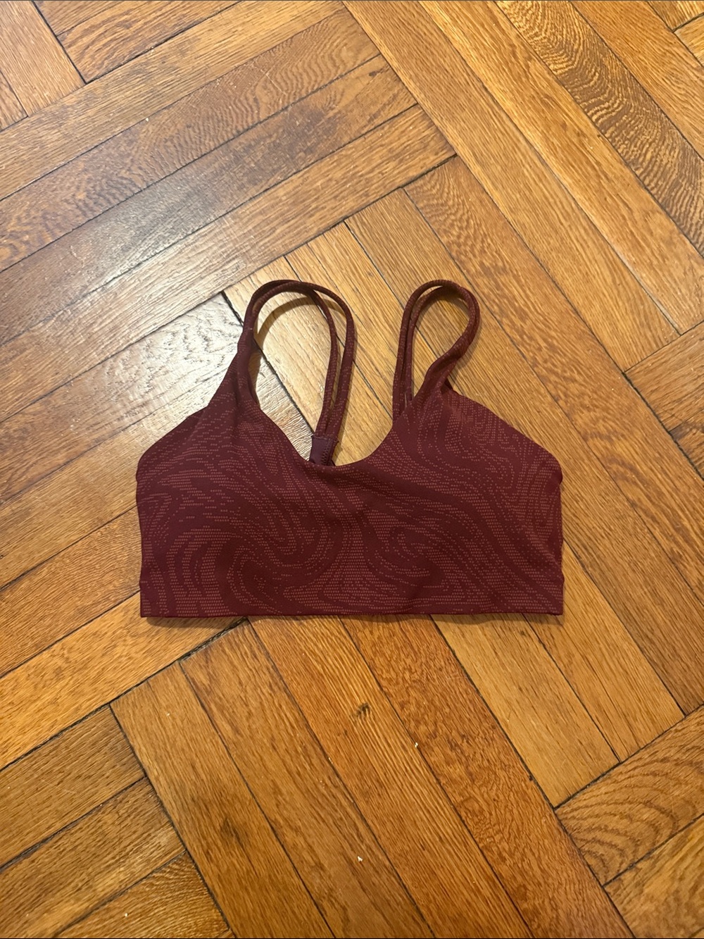 Women's Zenvy Maroon Seamless Stretch Bralette
